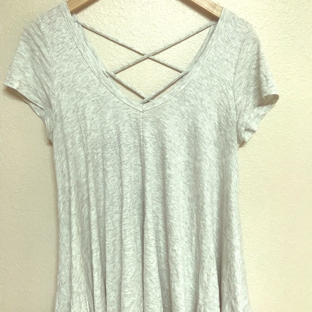 Criss Crossed back tee